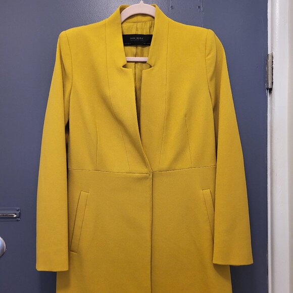 Zara Jackets & Blazers - Zara Yellow Statement Blazer